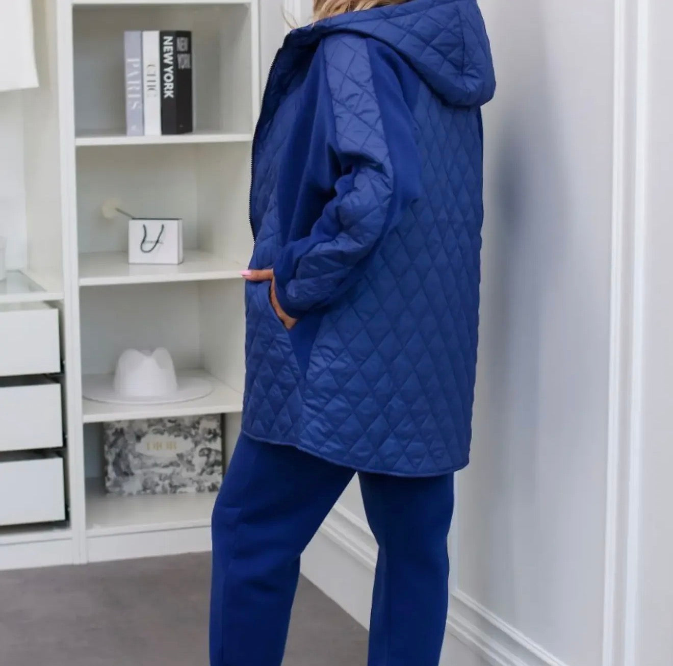 🖤 Piumino Trapuntato Urban Chic con Cappuccio