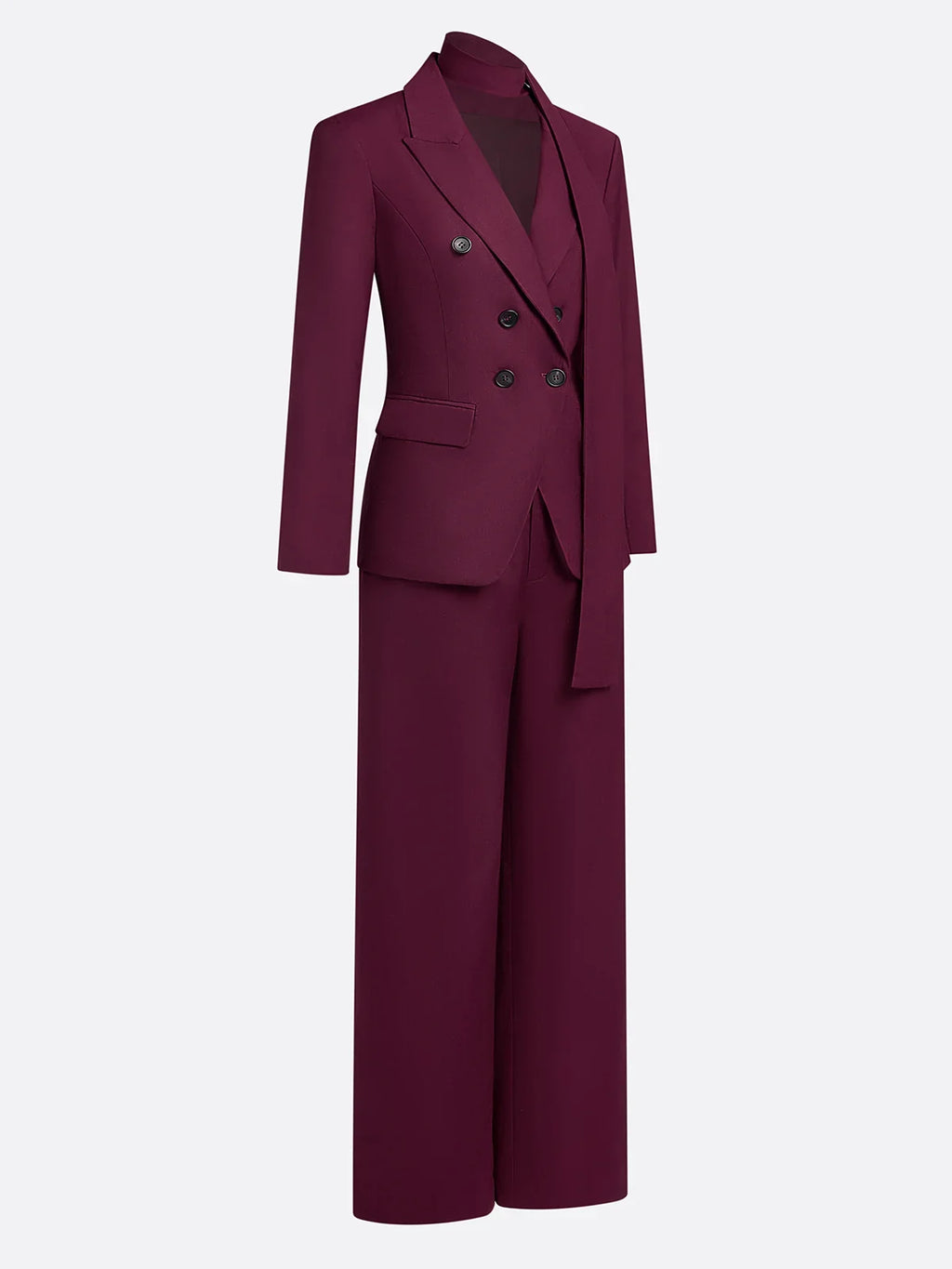 ✨ Tailleur Donna Elegante – Completo Giacca Doppiopetto e Pantalone