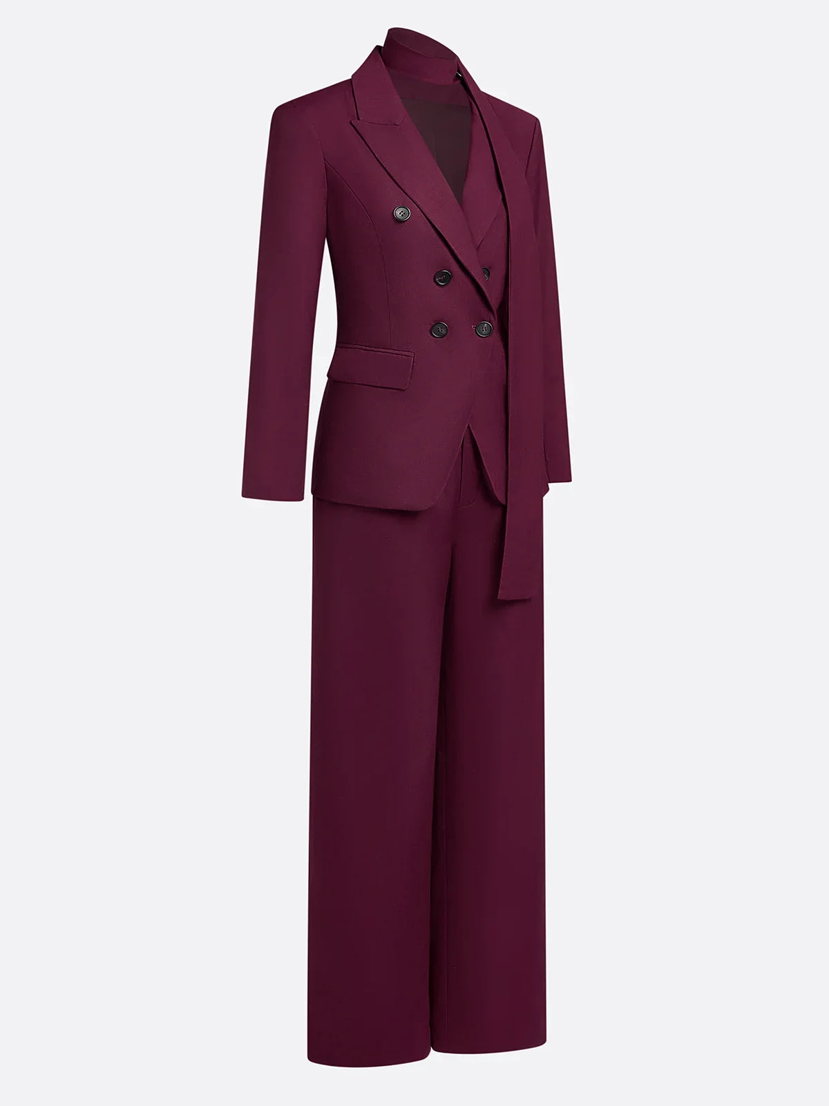 ✨ Tailleur Donna Elegante – Completo Giacca Doppiopetto e Pantalone