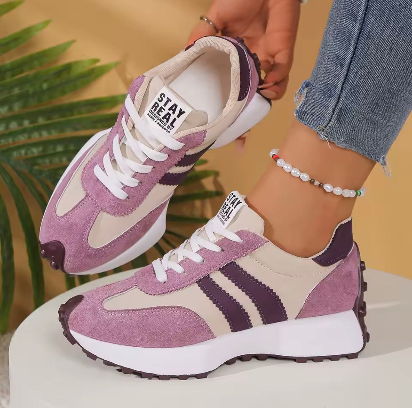 Sneakers Donna Urban Chic – Comfort e Stile Quotidiano 🤍🖤