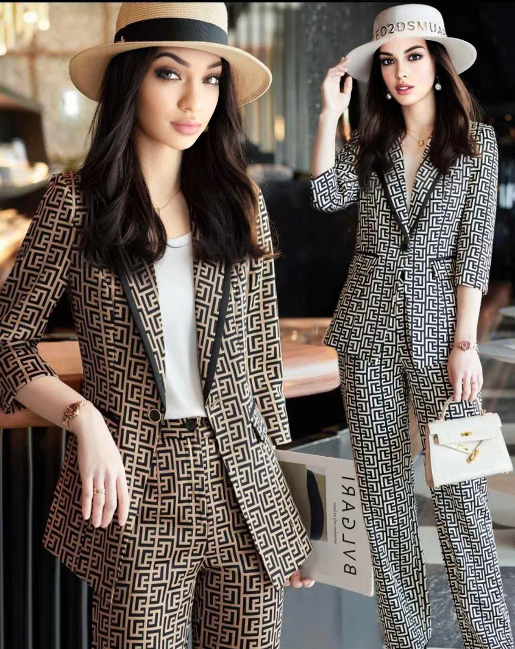 Tailleur Modello SHAIL tutte le taglie disponibili dalla 36 alla 60, Made in Italy