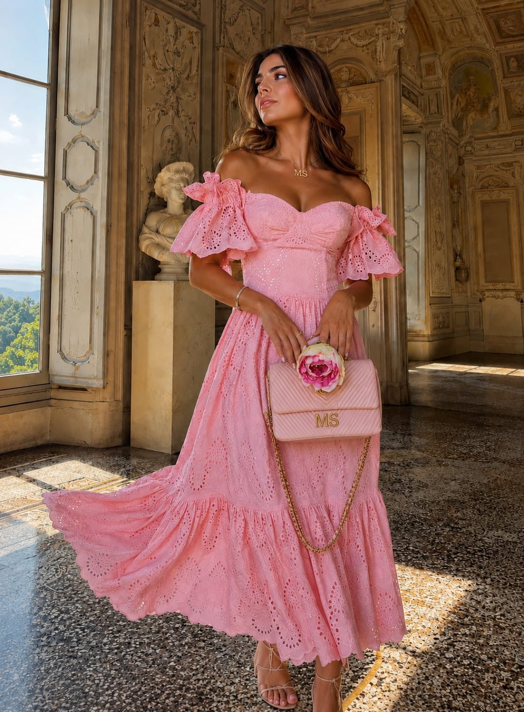 ✨ Abito Romantic Chic + Borsa Coordinata in Omaggio