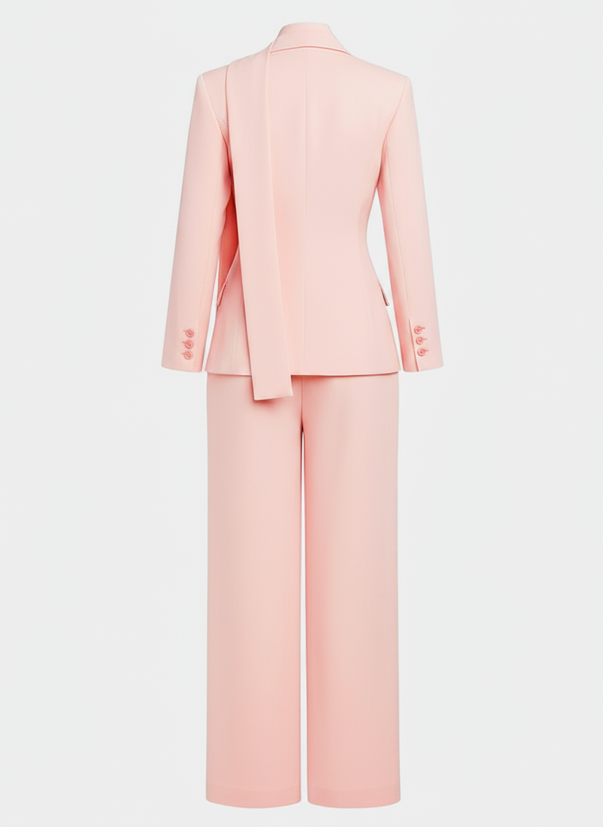 ✨ Tailleur Donna Elegante – Completo Giacca Doppiopetto e Pantalone
