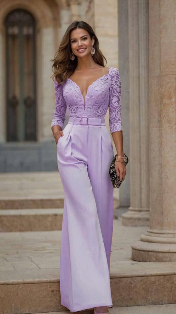 Tuta pizzo con pochette in omaggio