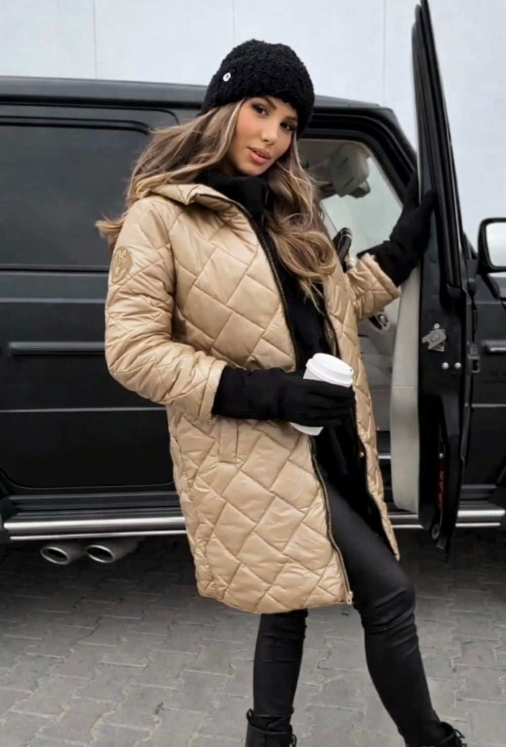 🩷 Piumino Donna Con Cappuccio Eleganza Invernale Made in Italy 🇮🇹