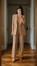Tailleur Maddy foderato totalmente made in italy
