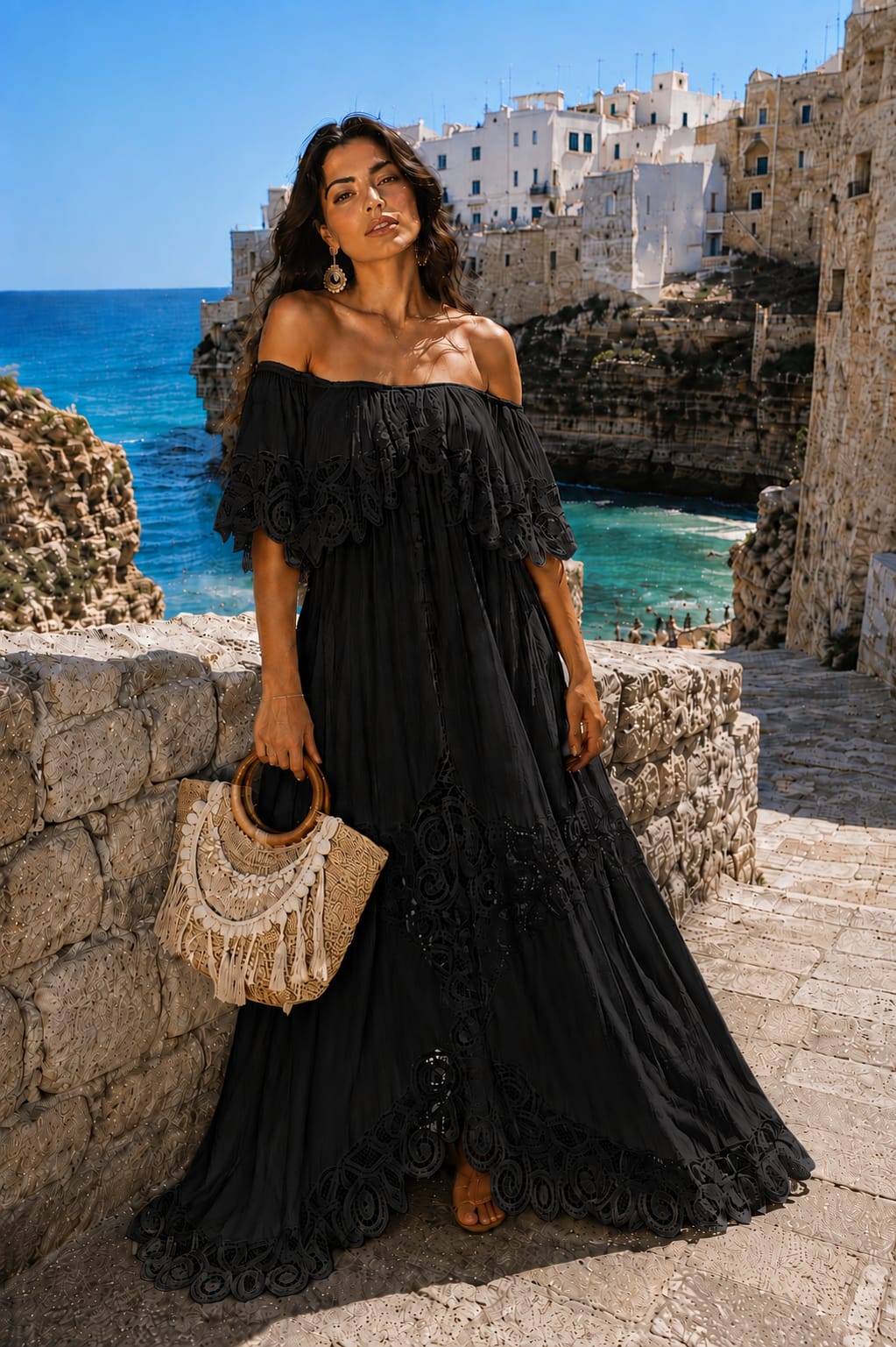 Abito Polignano con Borsa in Omaggio esclusivamente made in italy