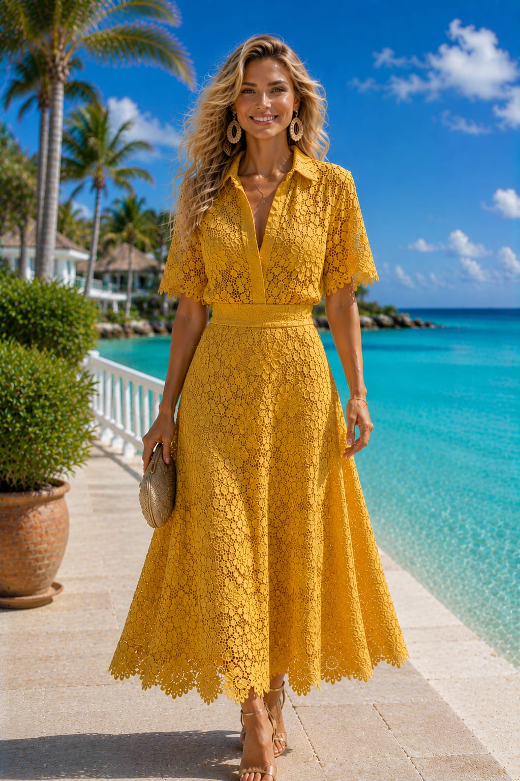 Abito Bahamas con pochette in omaggio