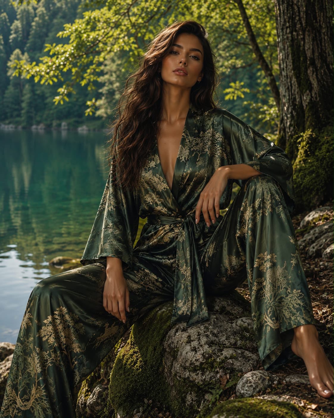 Kimono Perla un capo raffinato, leggero e versatile, perfetto per creare look chic in ogni occasione tutte le taglie disponibili.