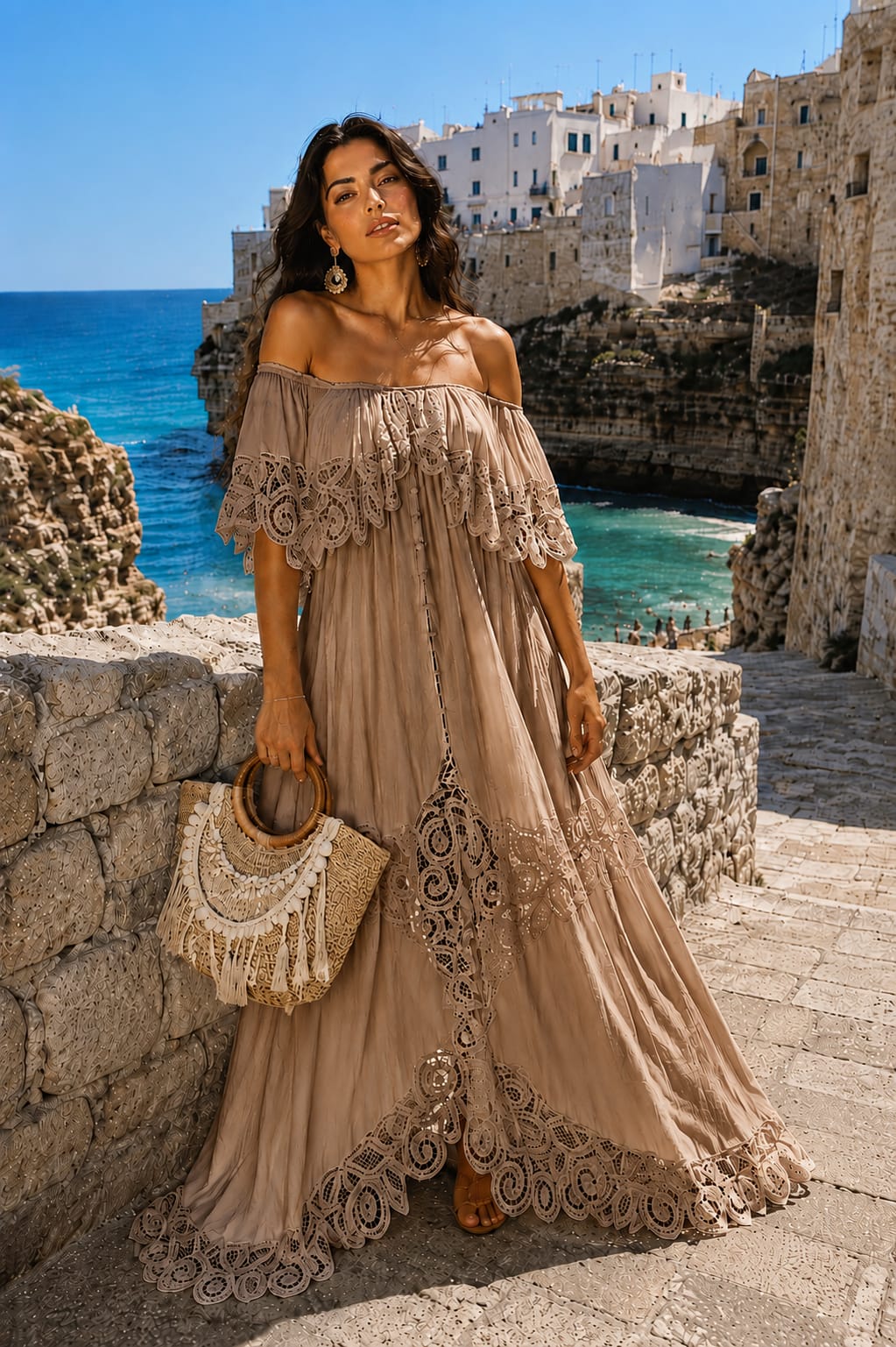 Abito Polignano con Borsa in Omaggio esclusivamente made in italy