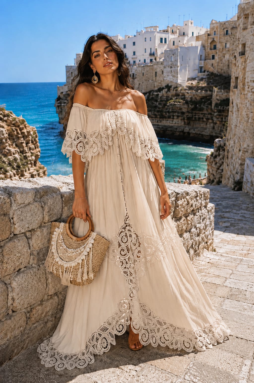 Abito Polignano con Borsa in Omaggio esclusivamente made in italy