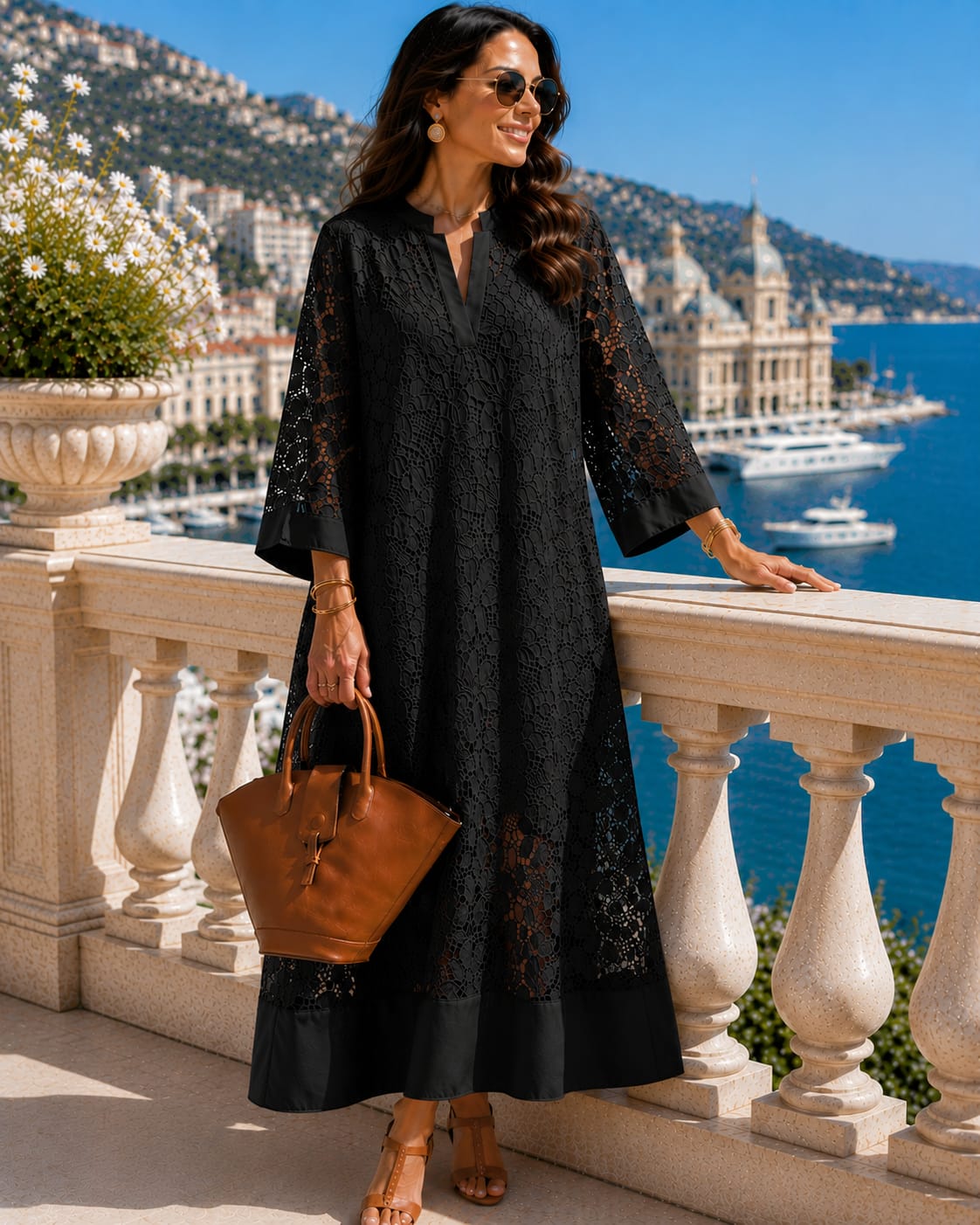 ✨ Abito Midi Monaco Elegance + Borsa Omaggio ✨