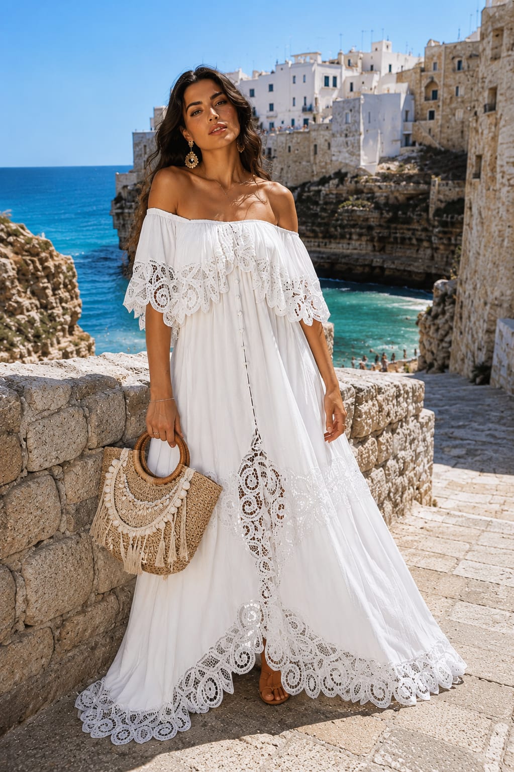 Abito Polignano con Borsa in Omaggio esclusivamente made in italy